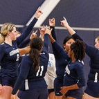 Coyote Volleyball Defeats CMC for First Win of the Season